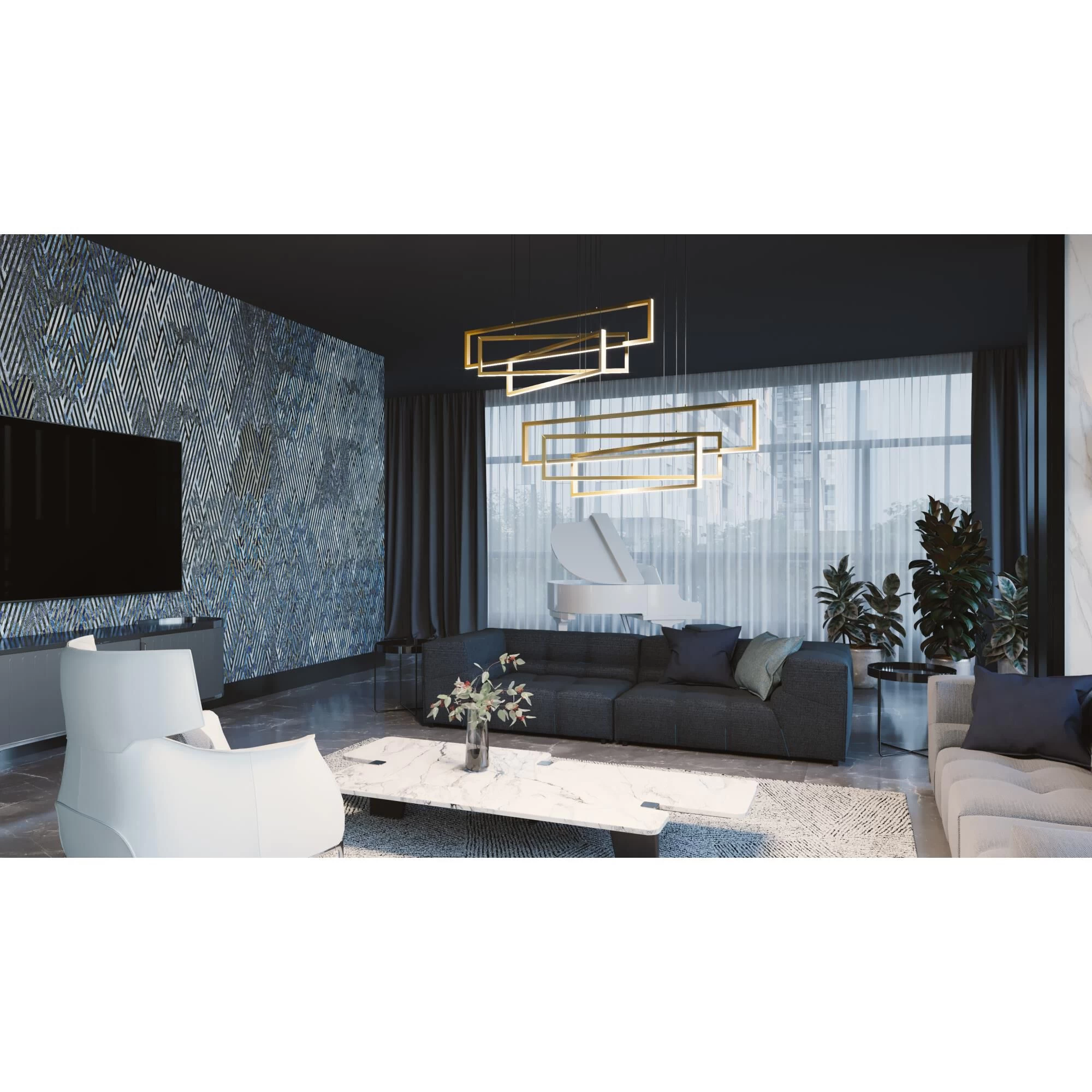 Cole 3 Light LED 14.25 Inch 39 Inch 39 Inch By AFXInc - Image 7