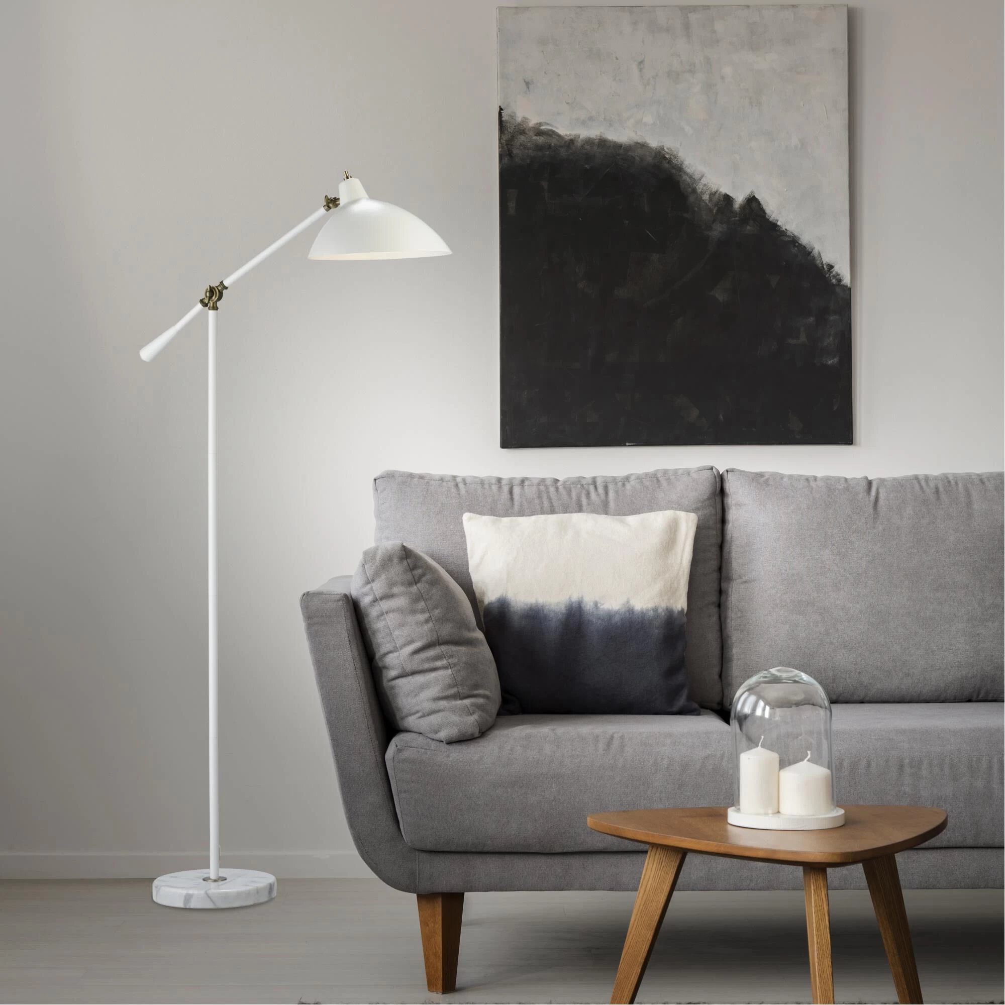 Peggy 59 Inch Reading Lamp By Adesso - Image 2