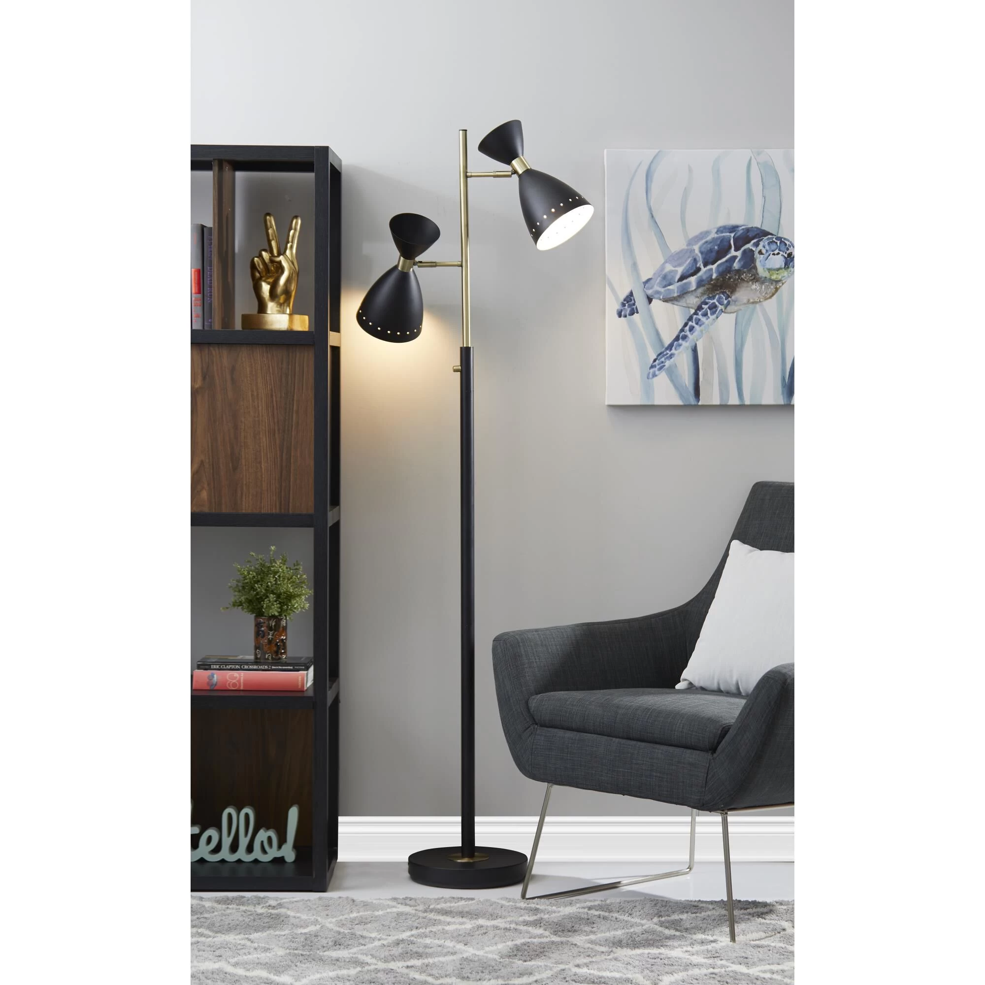 Oscar 68 Inch Reading Lamp By Adesso - Image 3