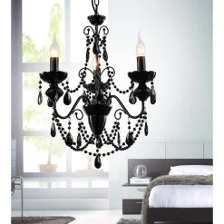 Keen 16 Inch 3 Light Mini Chandelier By CWI Lighting