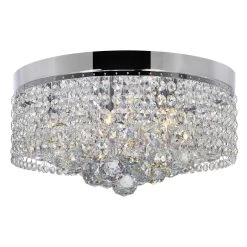 Cascade 14 Inch 6 Light Flush Mount By CWI Lighting