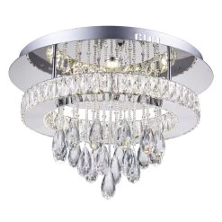 Veil 20 Inch 1 Light LED Flush Mount By CWI Lighting