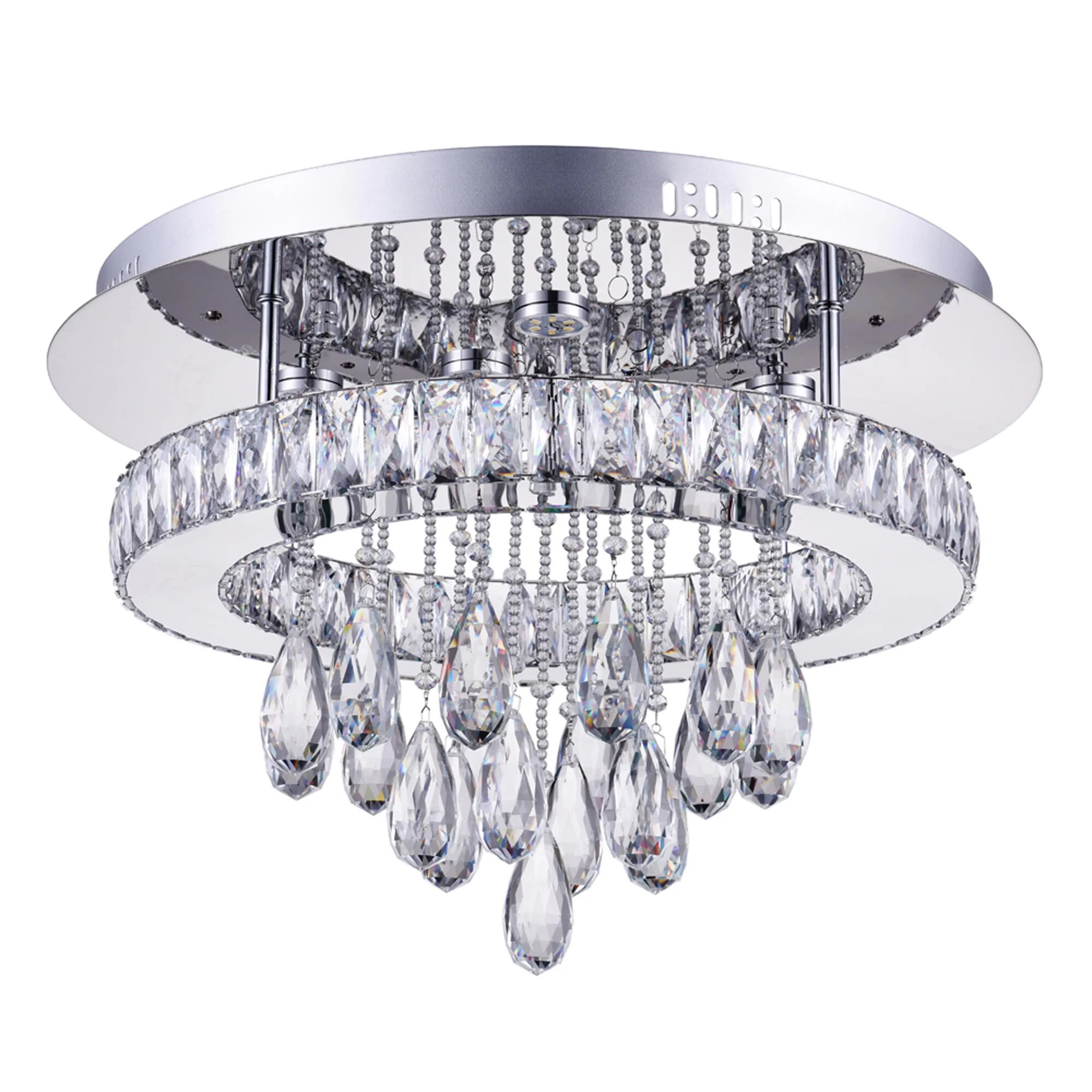 Veil 20 Inch 1 Light LED Flush Mount By CWI Lighting - Image 5