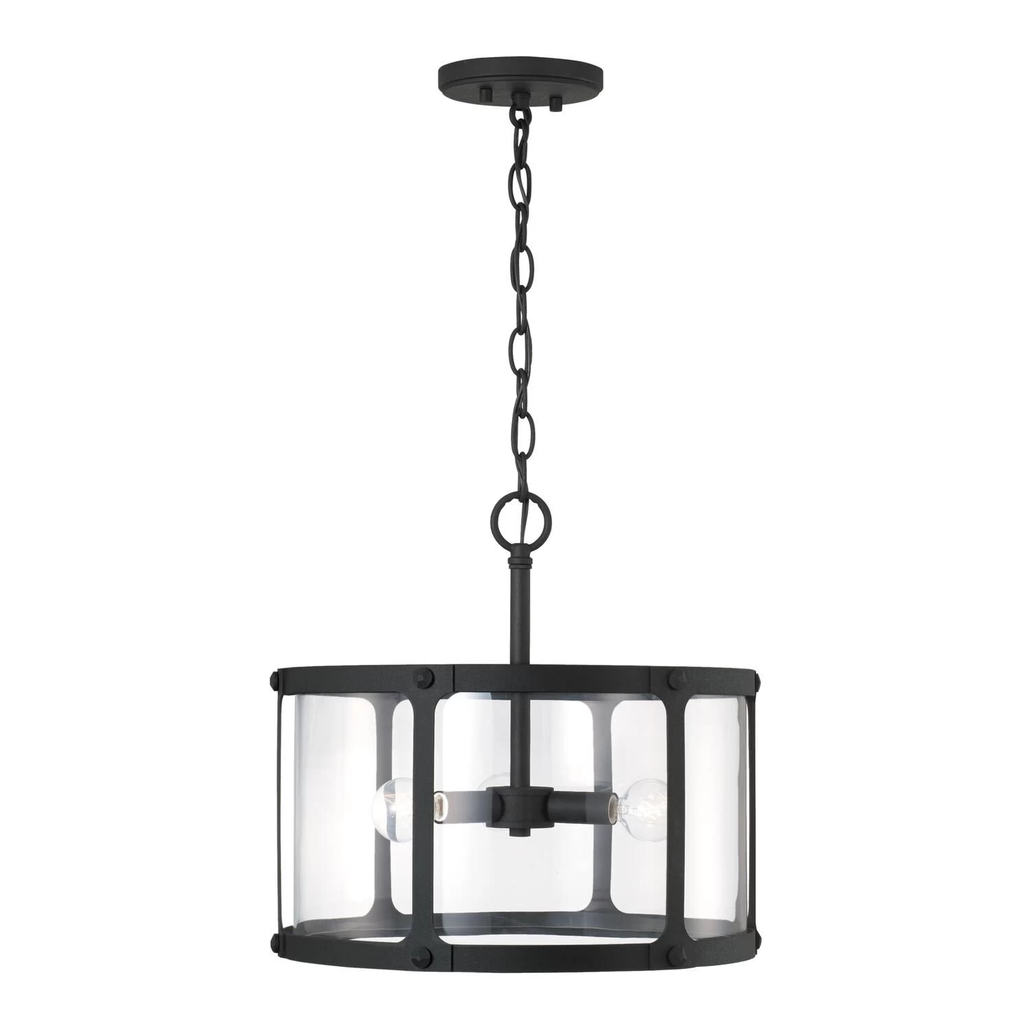 Brennen 15 Inch 3 Light Semi Flush Mount By Capital Lighting Fixture Company - Image 2