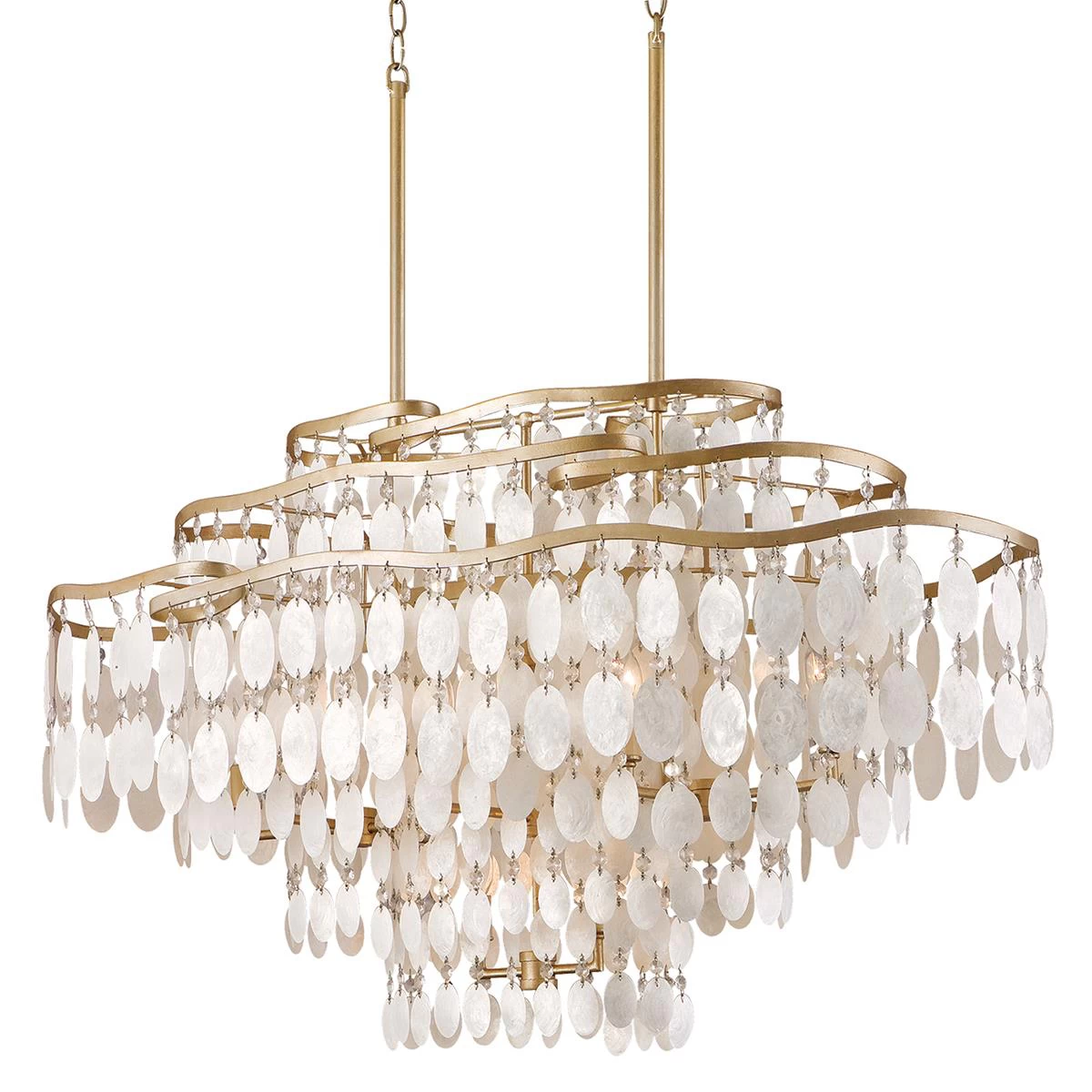 Dolce 42 Inch 12 Light Linear Suspension Light By Corbett Lighting