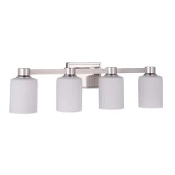 Bretton 28 Inch 4 Light Bath Vanity Light By Craftmade