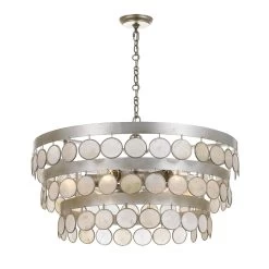 Coco 22 Inch 6 Light Chandelier By Crystorama