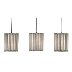 Daze 35 Inch 3 Light Linear Suspension Light By Currey And Company