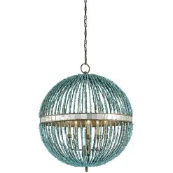 Alberto 28 Inch 5 Light Chandelier By Currey And Company