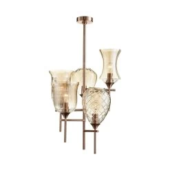 Darcey 19 Inch 5 Light Mini Chandelier By Cyan Designs