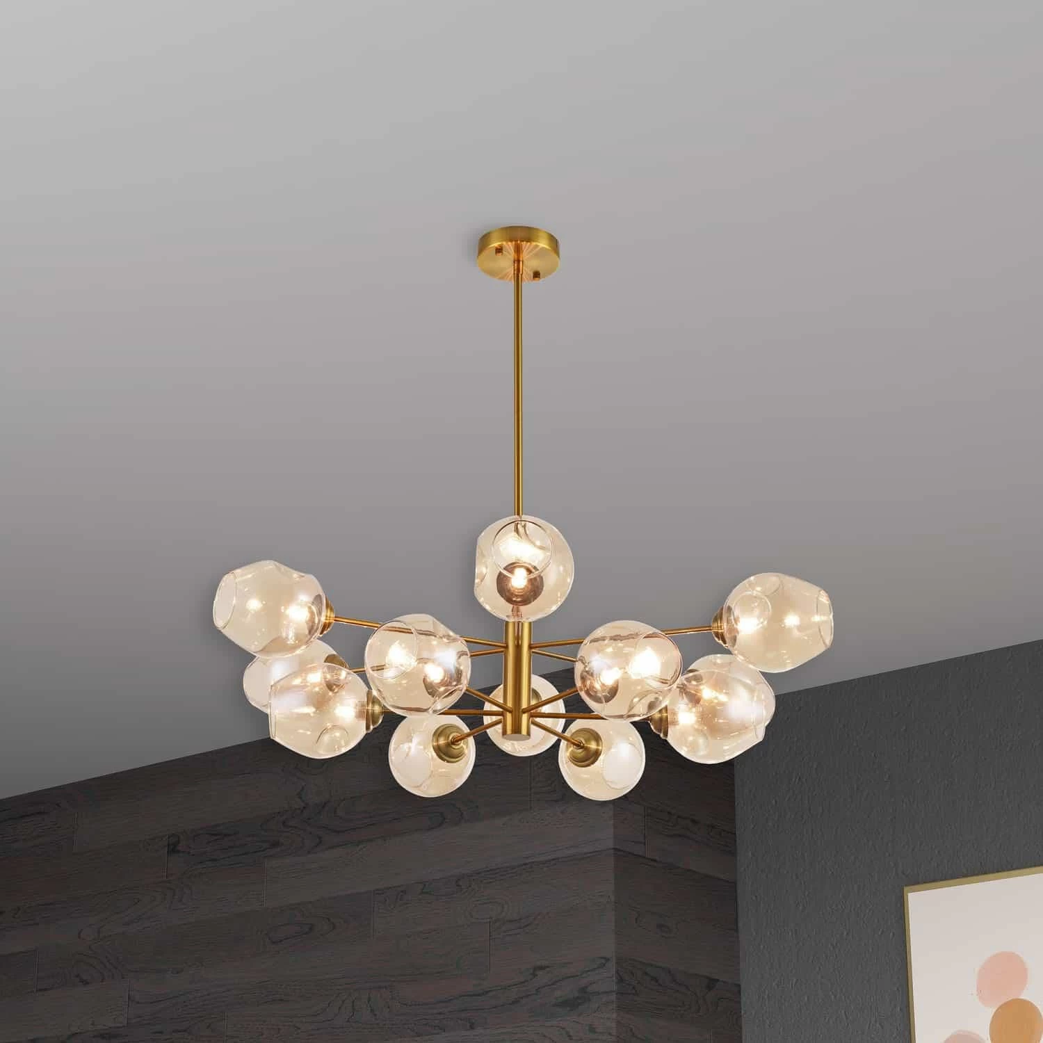 Abii 33 Inch 12 Light Chandelier By Dainolite - Image 3