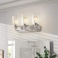 Zane 19 Inch 3 Light Bath Vanity Light By Designers Fountain