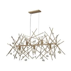 Massive Impact 48 Inch 5 Light Linear Suspension Light By Dimond Lighting