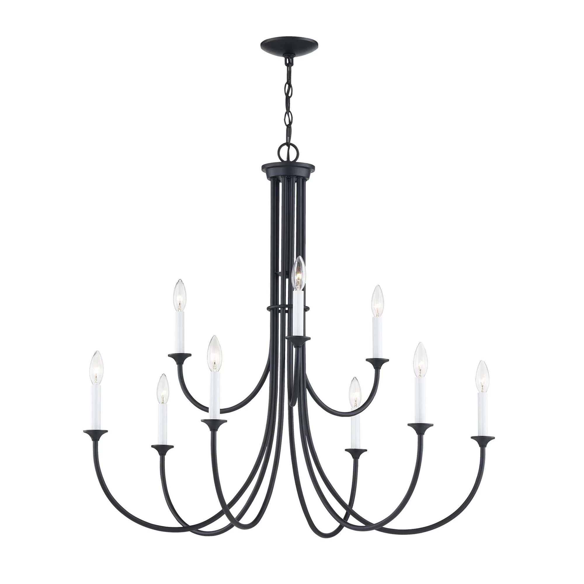Meadowview 36 Inch 9 Light Chandelier By ELK Home - Image 2