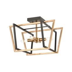 Bridgette 16 Inch 4 Light Semi Flush Mount By ELK Lighting