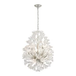 Celene 22 Inch 12 Light Mini Chandelier By ELK Lighting