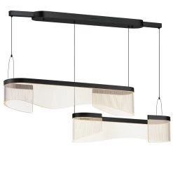Sonata 48 Inch 2 Light LED Linear Suspension Light By ET2 Lighting