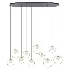 Portocolom 45 Inch 10 Light LED Linear Suspension Light By Eglo Lighting