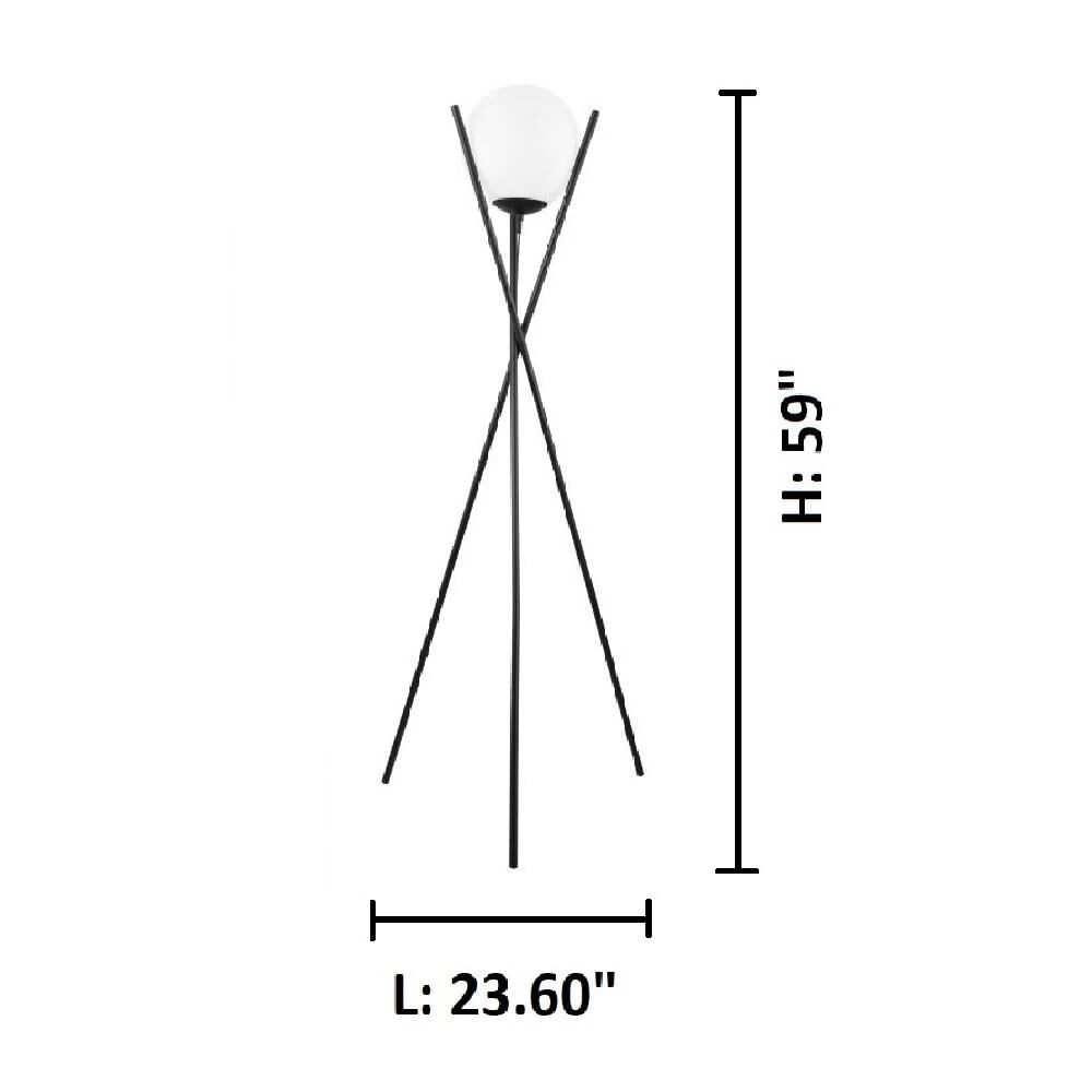 Eglo Salvezinas 59 Inch Floor Lamp By Eglo Lighting - Image 4