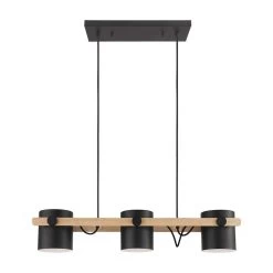 Eglo Hornwood 33 Inch 3 Light Linear Suspension Light By Eglo Lighting