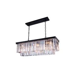 Urban Classic Sydney 40 Inch 12 Light Linear Suspension Light By Elegant Lighting
