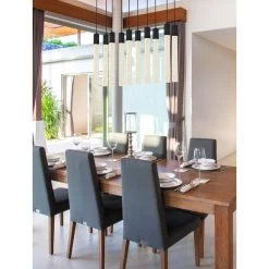 Weston 42 Inch 10 Light LED Linear Suspension Light By Elegant Lighting