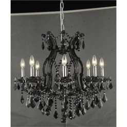 Maria Theresa 28 Inch 9 Light Chandelier By Elegant Lighting