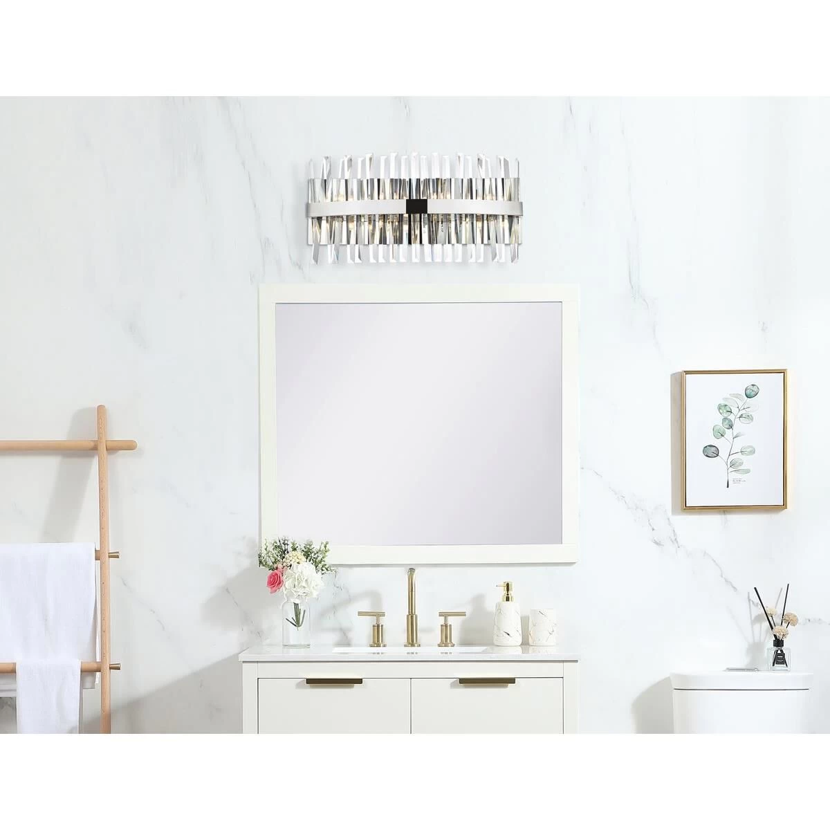 Serephina 24 Inch 8 Light Bath Vanity Light By Elegant Lighting - Image 8