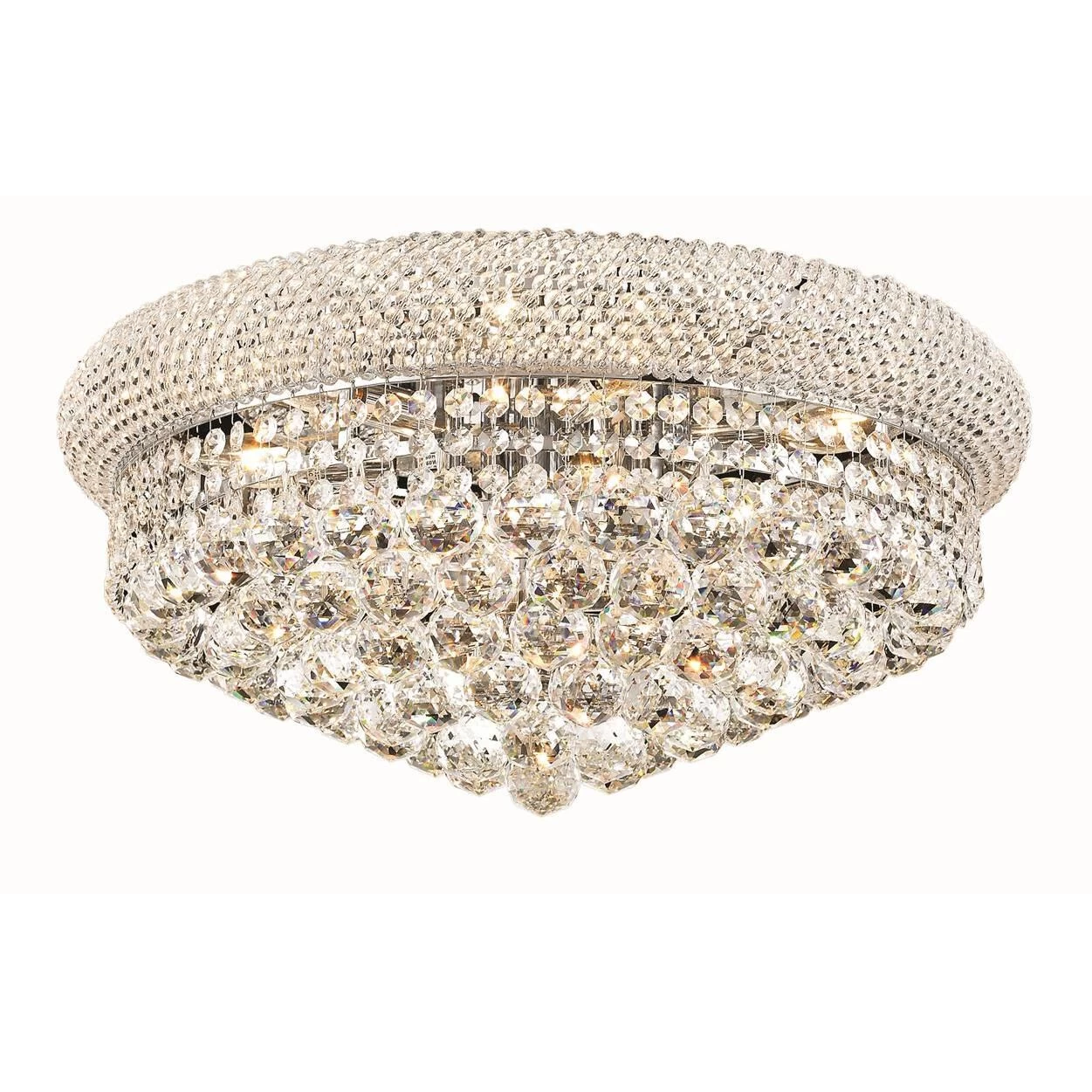 Primo 20 Inch 10 Light Flush Mount By Elegant Lighting - Image 2