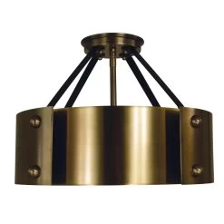 Lasalle 15 Inch 6 Light Semi Flush Mount By Framburg