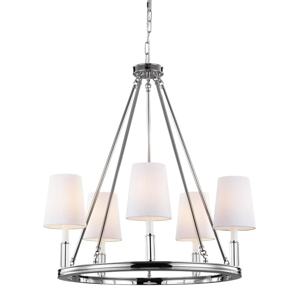 Lismore 28 Inch 5 Light Chandelier By Visual Comfort Studio Collection - Image 2