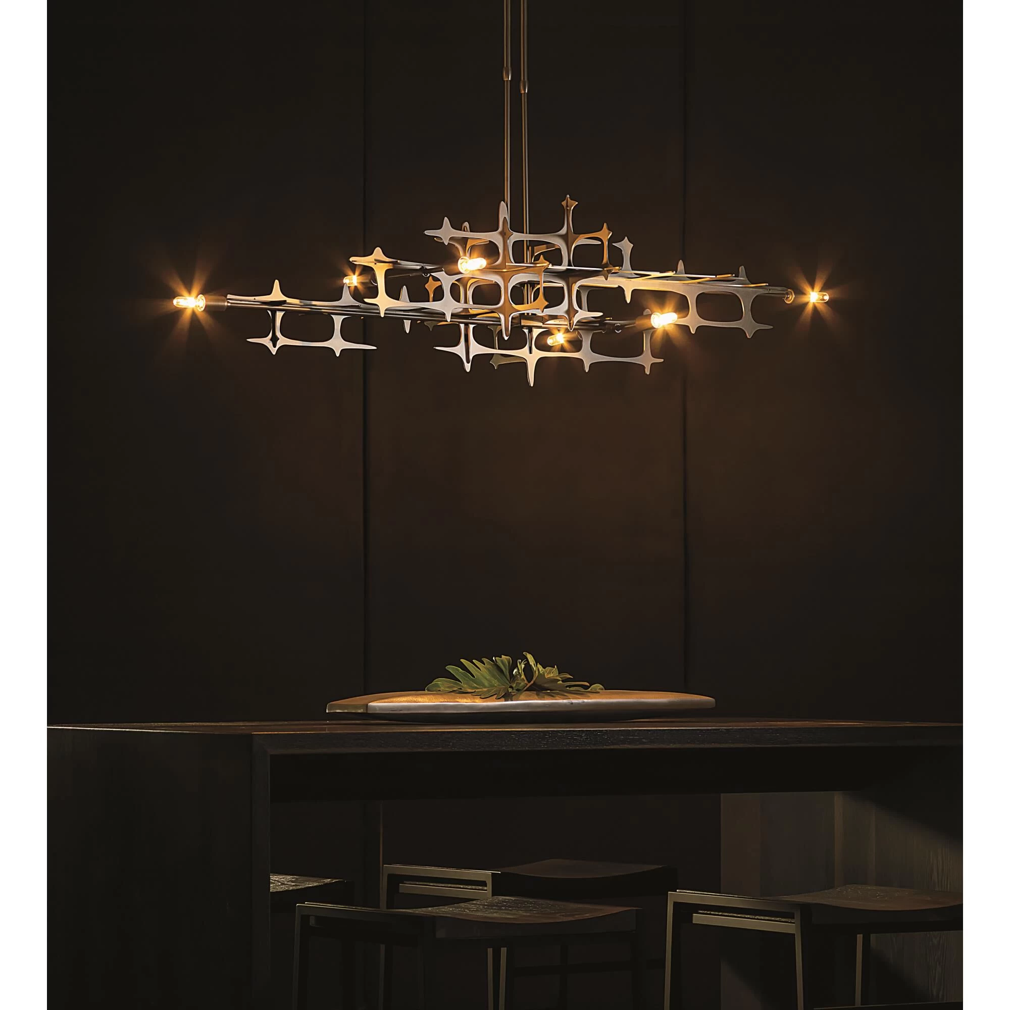 Grid 53 Inch 6 Light Linear Suspension Light By Hubbardton Forge - Image 8