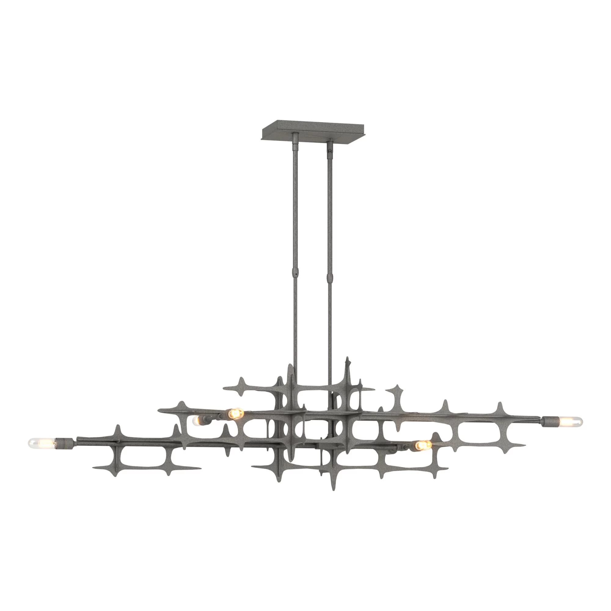 Grid 53 Inch 6 Light Linear Suspension Light By Hubbardton Forge - Image 15
