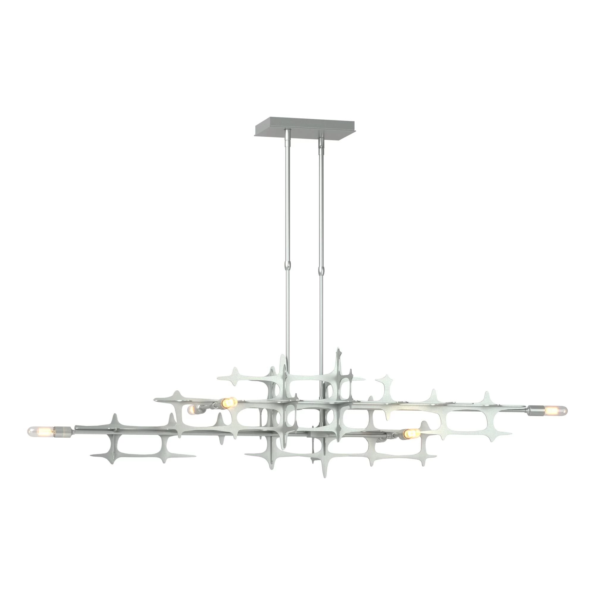 Grid 53 Inch 6 Light Linear Suspension Light By Hubbardton Forge - Image 2