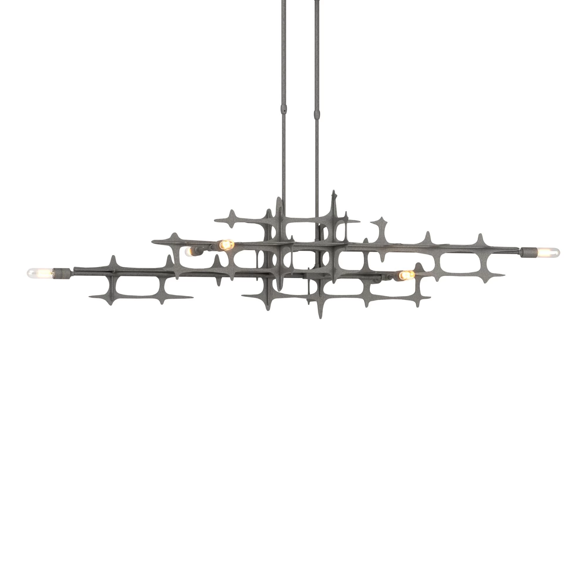 Grid 53 Inch 6 Light Linear Suspension Light By Hubbardton Forge - Image 19