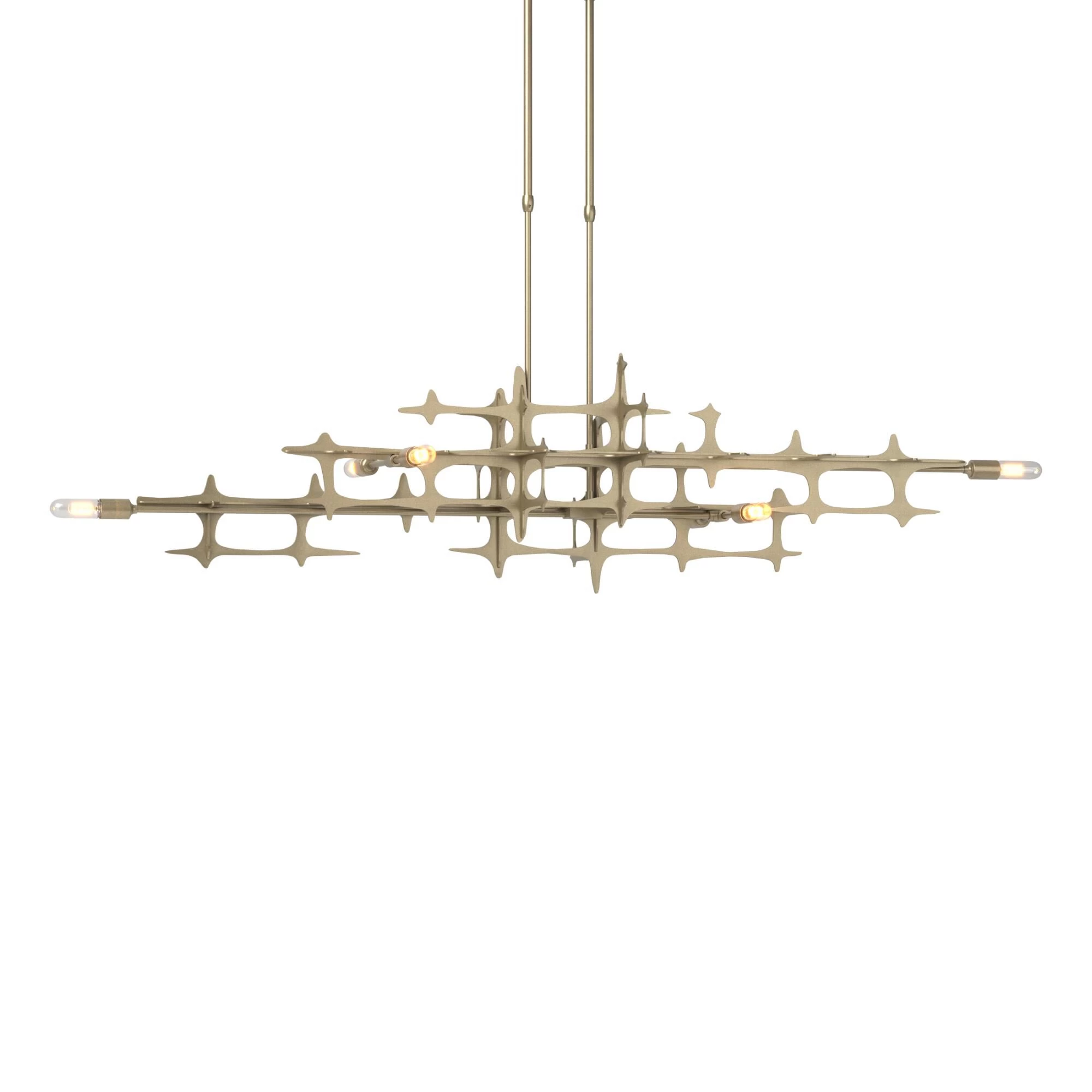 Grid 53 Inch 6 Light Linear Suspension Light By Hubbardton Forge - Image 12