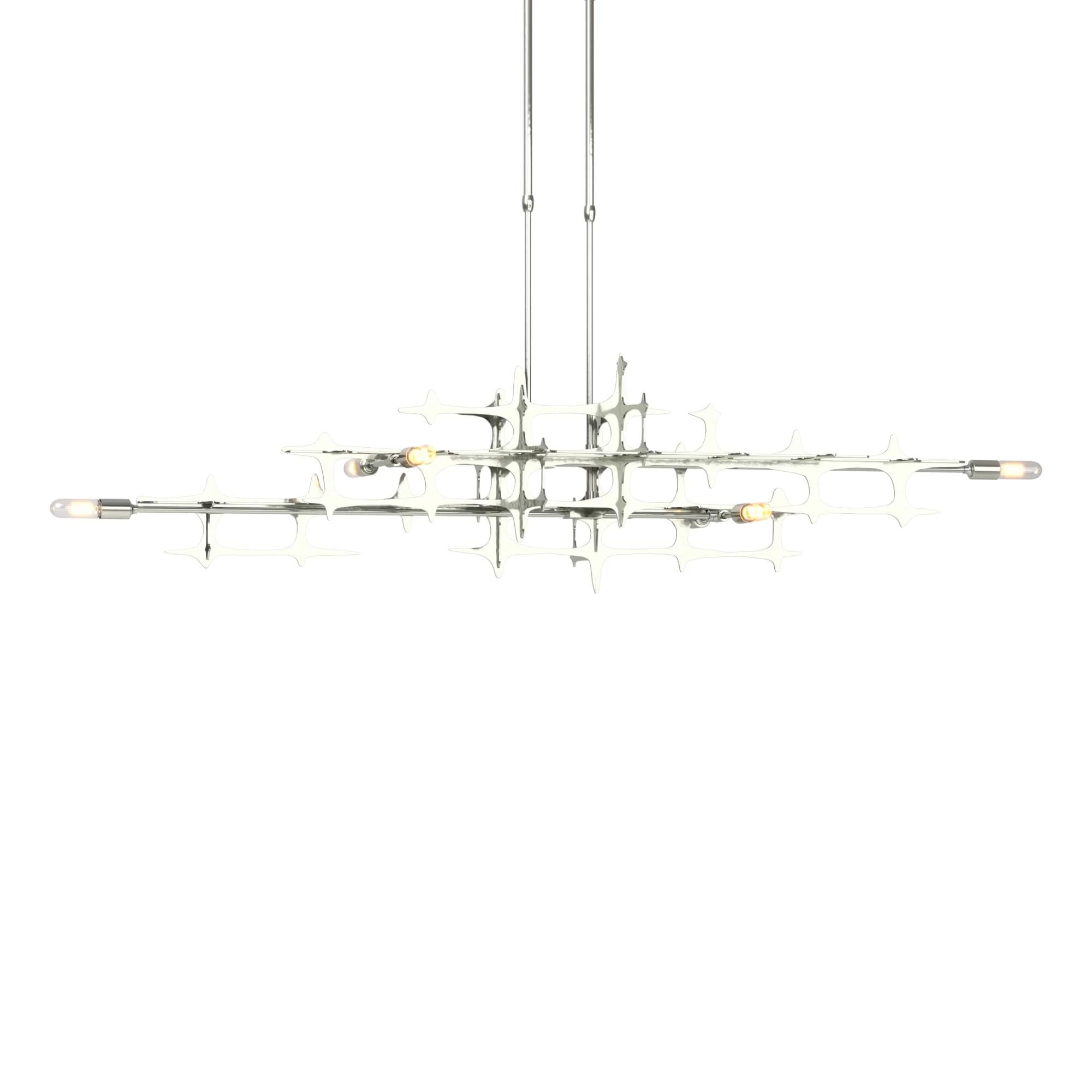 Grid 53 Inch 6 Light Linear Suspension Light By Hubbardton Forge - Image 5