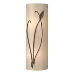Forged Leaves 17 Inch Wall Sconce By Hubbardton Forge