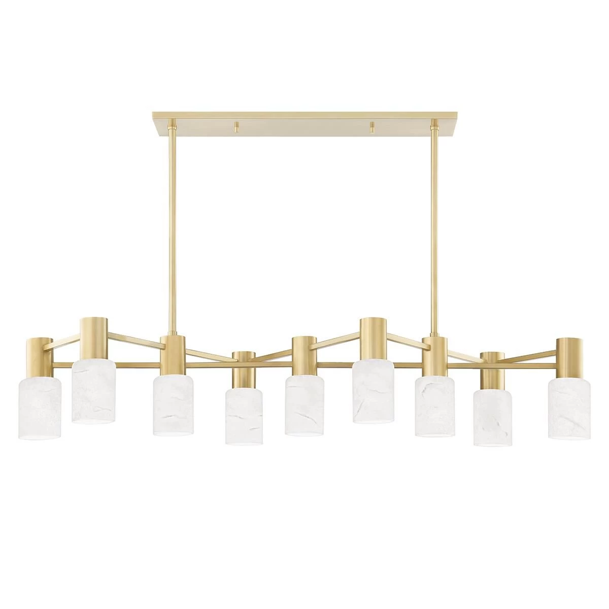 Hudson Valley Centerport 47 Inch 9 Light LED Linear Suspension Light By Hudson Valley Lighting
