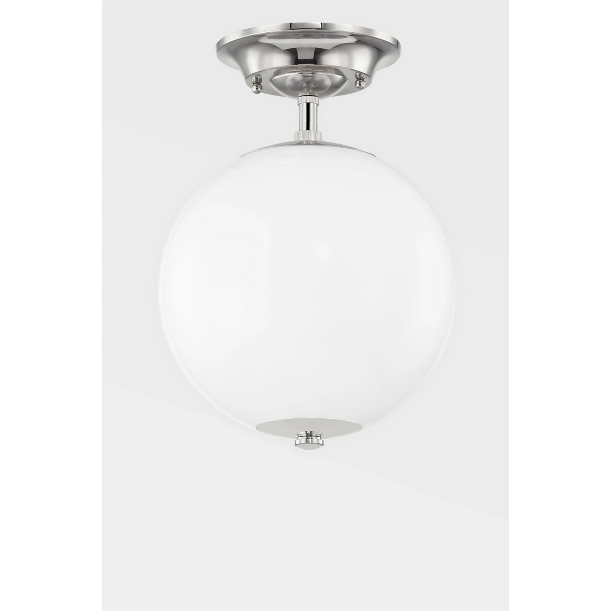 Sphere No.1 13 Inch 1 Light Semi Flush Mount By Hudson Valley Lighting - Image 3