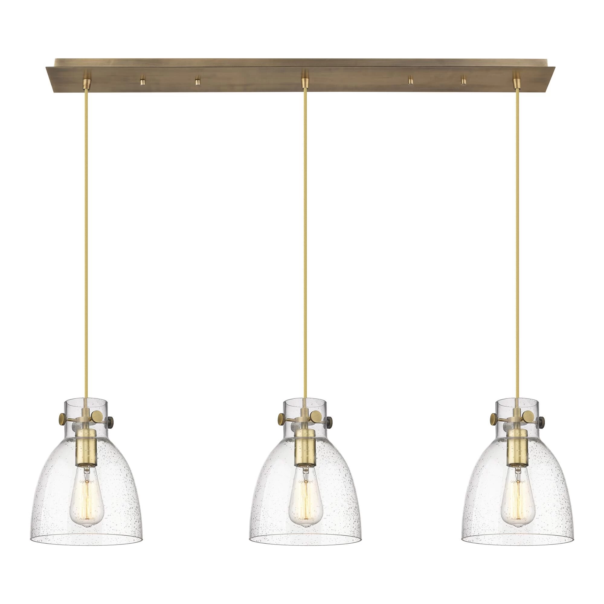 Bruno Marashlian Newton Bell 39 Inch 3 Light Linear Suspension Light By Innovations Lighting - Image 8