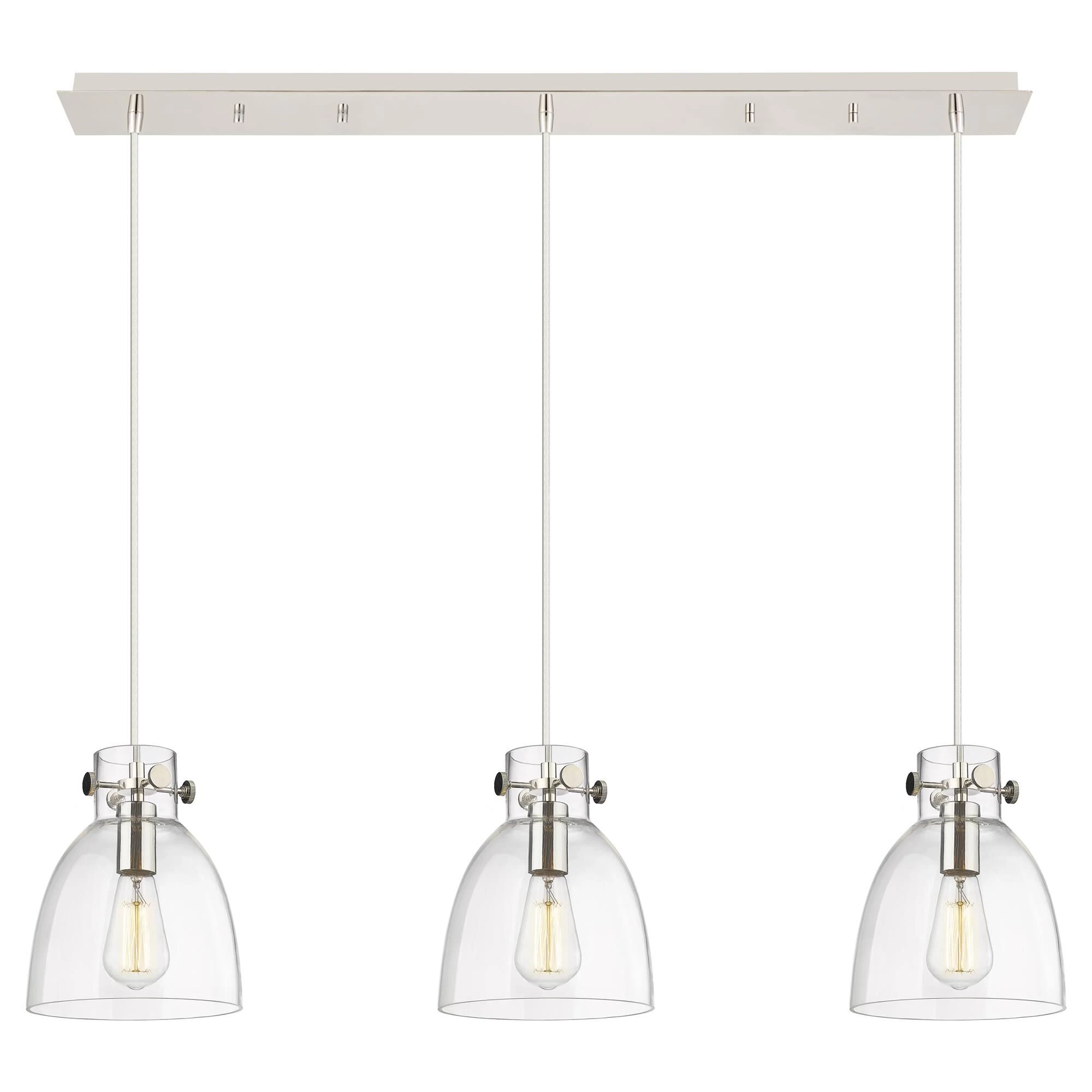 Bruno Marashlian Newton Bell 39 Inch 3 Light Linear Suspension Light By Innovations Lighting - Image 11