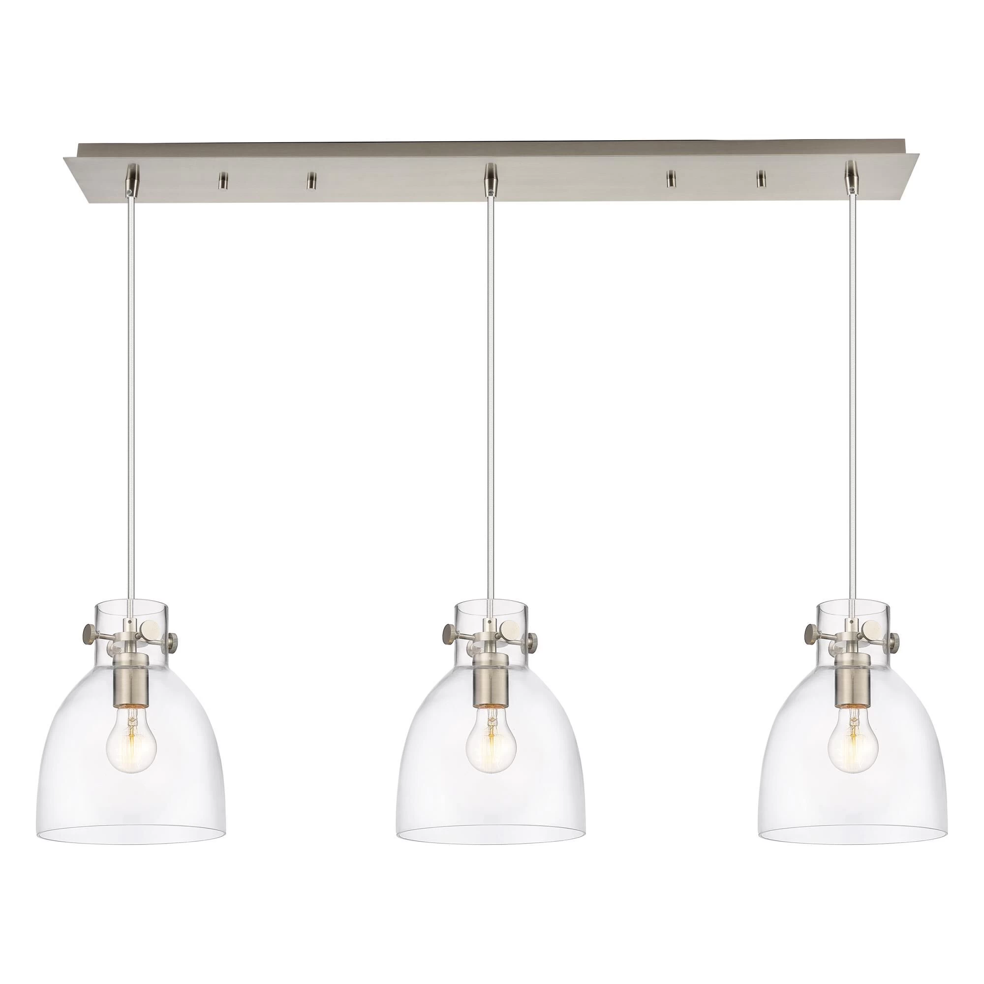 Bruno Marashlian Newton Bell 39 Inch 3 Light Linear Suspension Light By Innovations Lighting - Image 3
