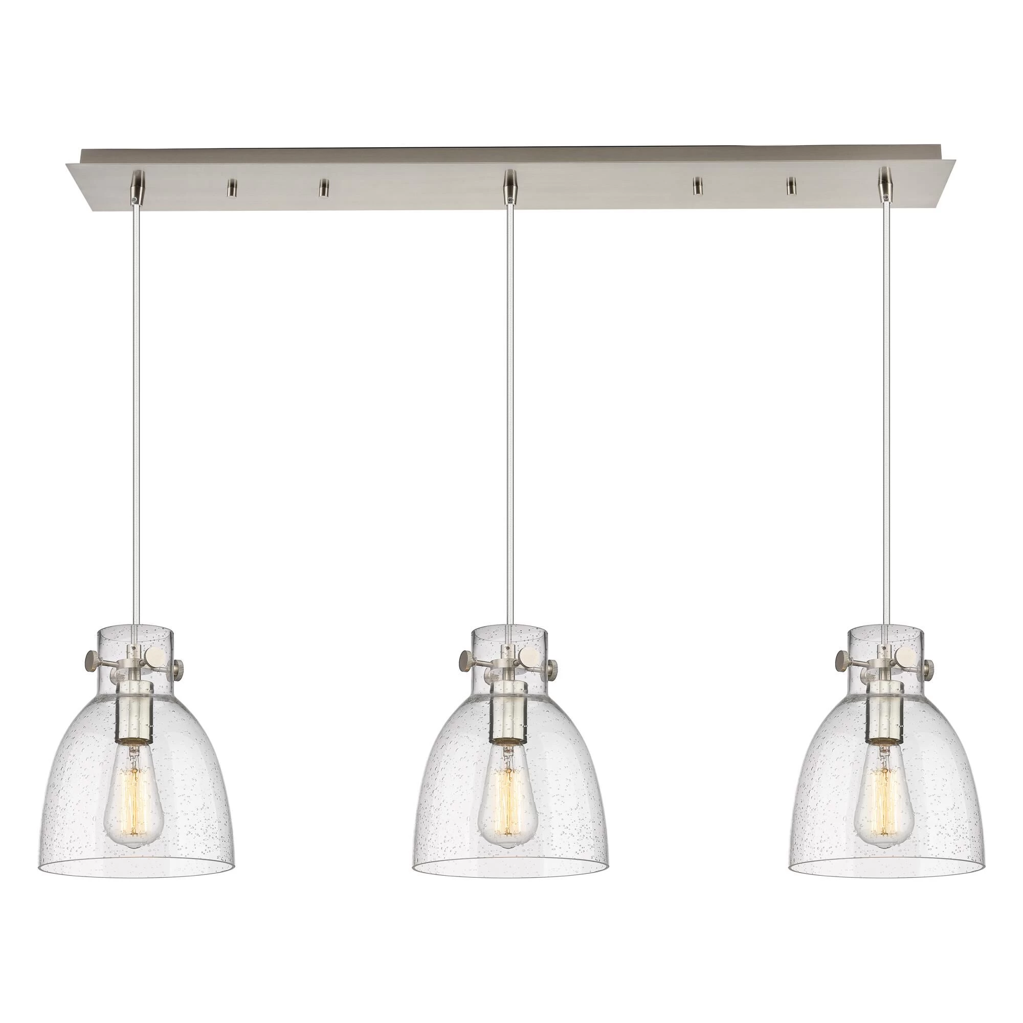 Bruno Marashlian Newton Bell 39 Inch 3 Light Linear Suspension Light By Innovations Lighting - Image 15