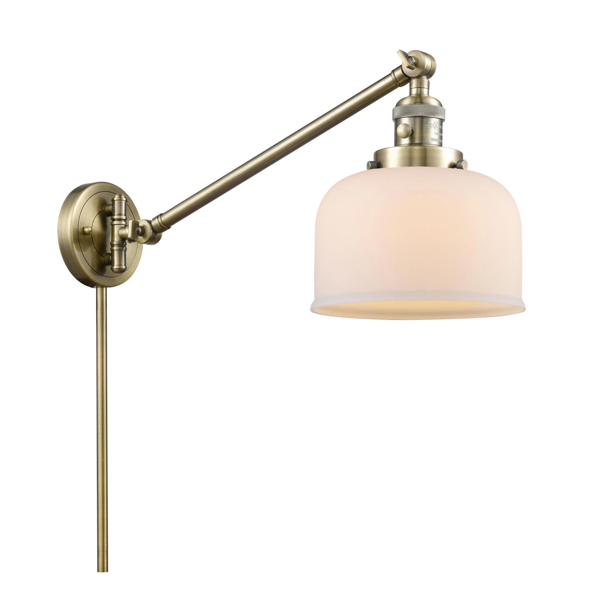Bruno Marashlian Large Bell Wall Swing Lamp By Innovations Lighting - Image 14