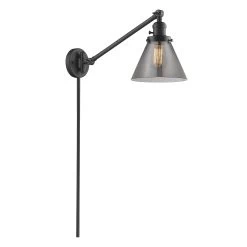Bruno Marashlian Large Cone LED Wall Swing Lamp By Innovations Lighting