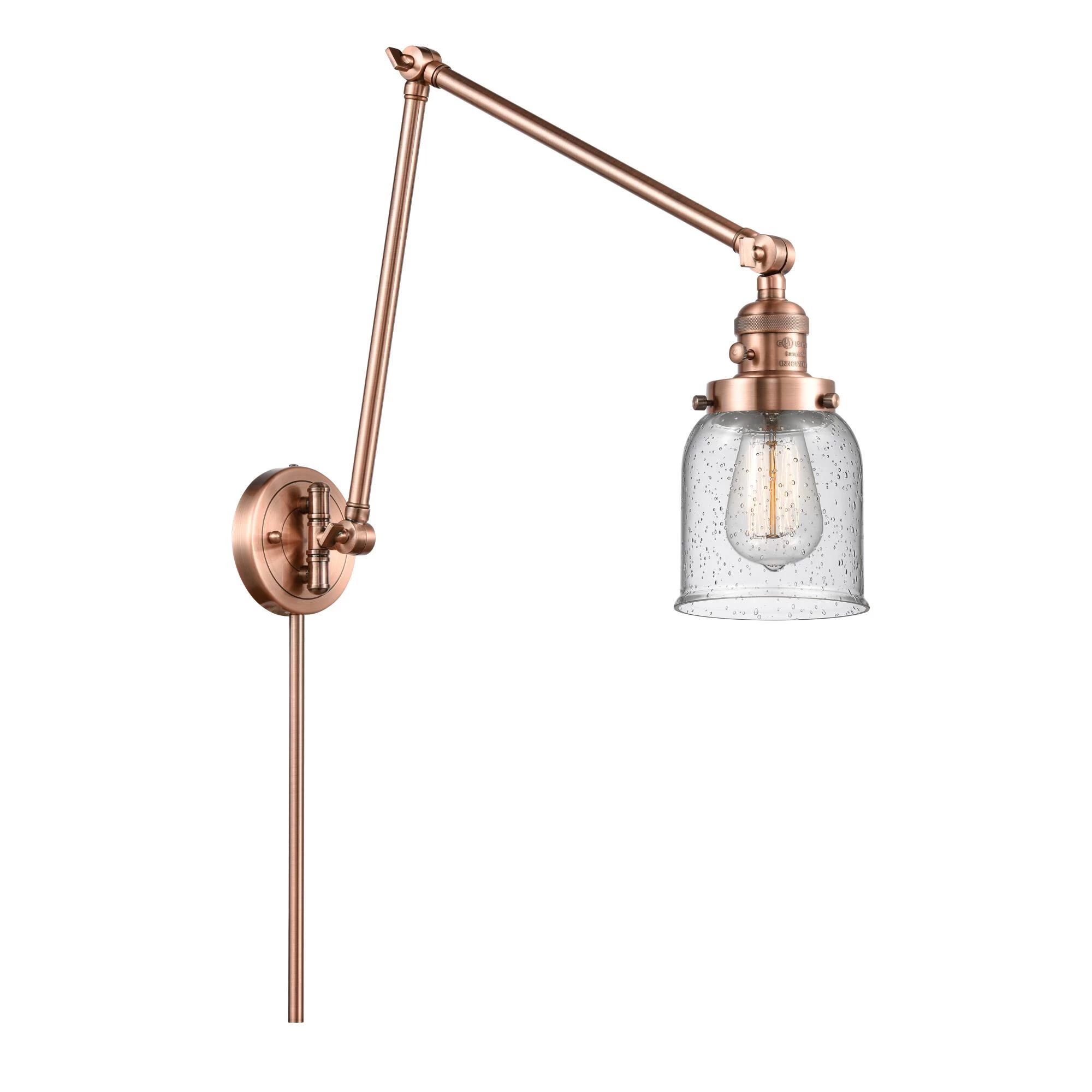 Small Bell LED Wall Swing Lamp By Innovations Lighting - Image 7