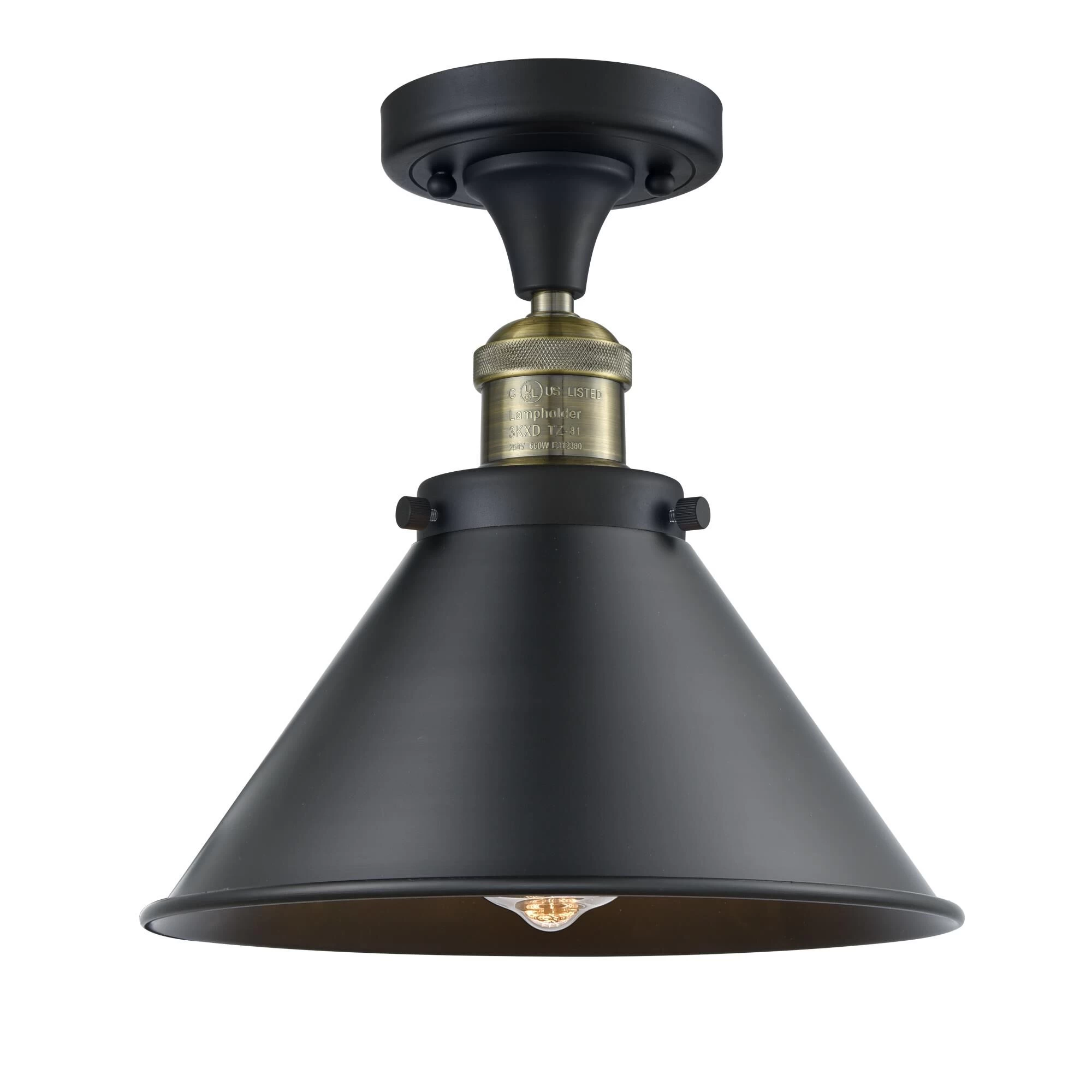 Bruno Marashlian Briarcliff 10 Inch 1 Light Semi Flush Mount By Innovations Lighting - Image 6