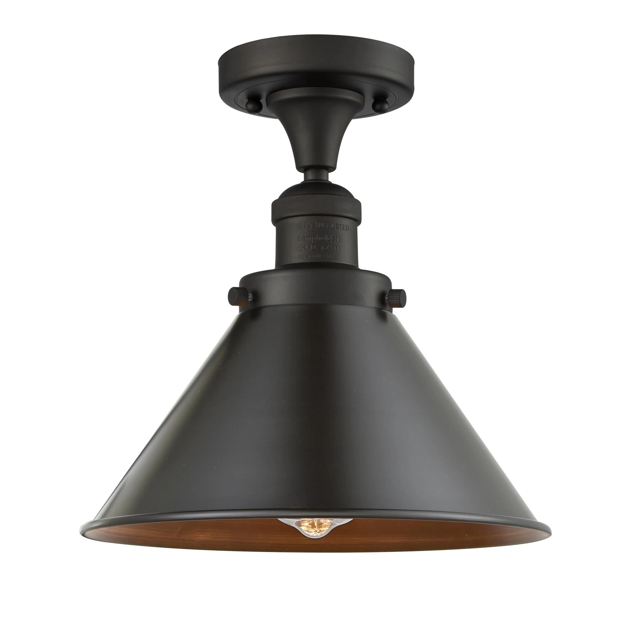 Bruno Marashlian Briarcliff 10 Inch 1 Light Semi Flush Mount By Innovations Lighting - Image 4