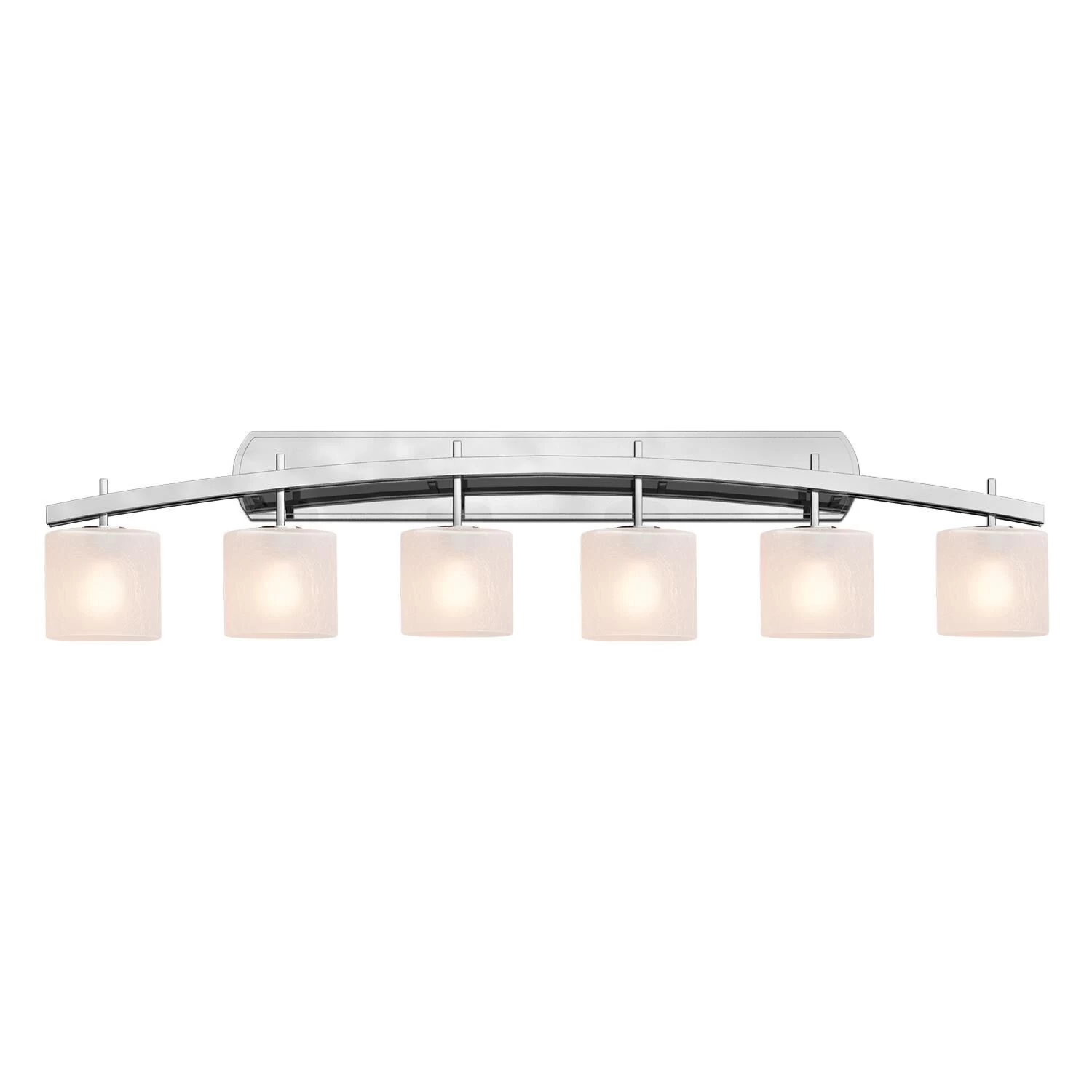 Fusion - Archway 55 Inch 6 Light Bath Vanity Light By Justice Design Group